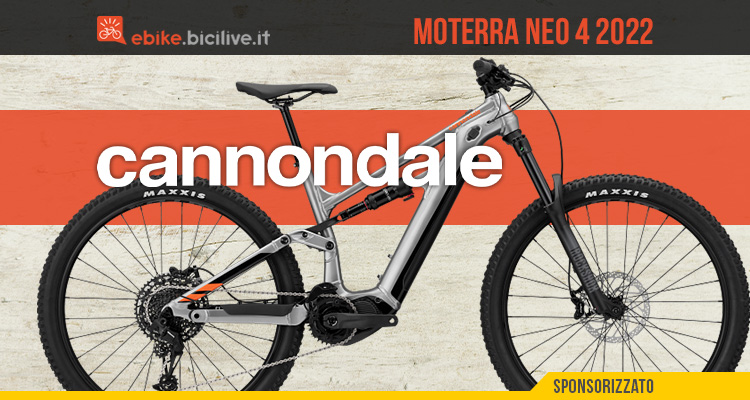 Cannondale presenta la nuova ebike Moterra Neo 4 2022