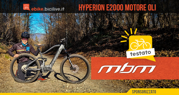 Il test della MBM Hyperion E2000 29″: una e-MTB con motore OLI Ebike Systems