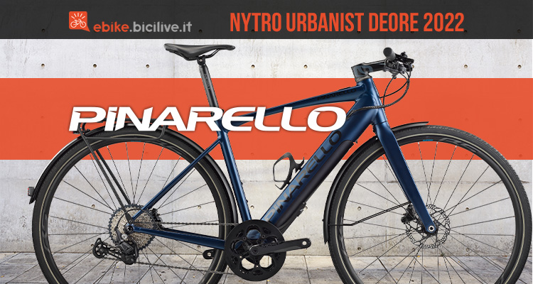 Pinarello Nytro Urbanist Deore 2022: peso contenuto e motore Fazua