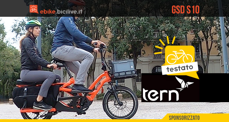 Il test della Tern GSD S10: una cargo ebike per tutti