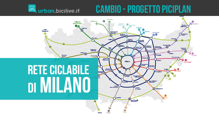 Cambio, ecco la nuova rete metropolitana di ciclabili a Milano