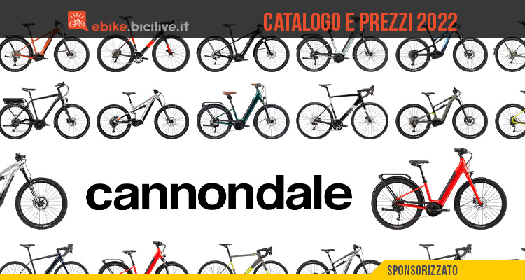 Il catalogo delle ebike Cannondale 2022: decine di modelli per città, MTB, road e gravel