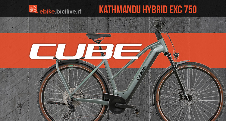 Cube presenta la sua Urban ebike: Kathmandu Hybrid EXC 750