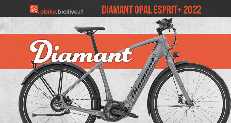 Diamant Opal Esprit+ 2022: l’essenza di una trekking/city ebike