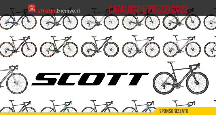 Bici da strada, endurance e gravel Scott: catalogo e listino prezzi 2022