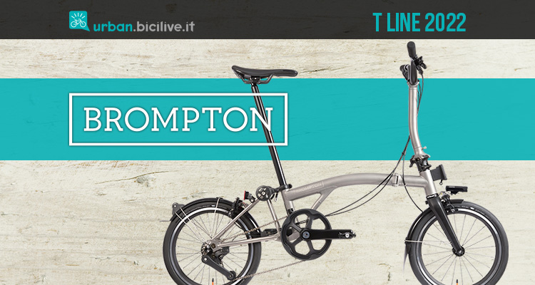 Brompton T Line: bici in titanio e carbonio, solo 7,45 chili