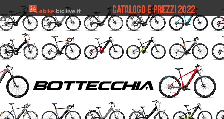 Il catalogo e il listino prezzi delle ebike Bottecchia 2022