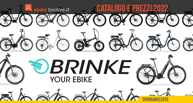 Il catalogo delle ebike Brinke 2022: listino prezzi e dettagli