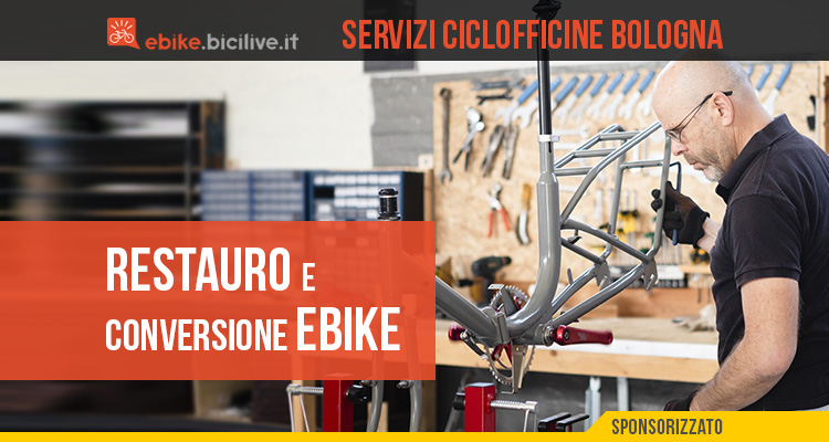 Ciclofficine: restauro bici e conversione in ebike nel bolognese