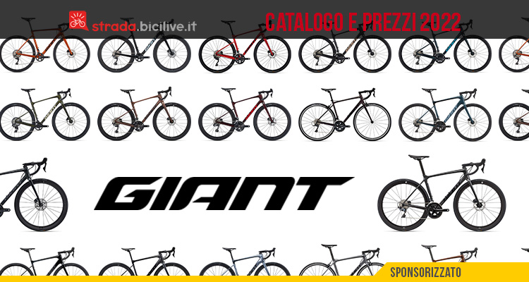 Le bici da strada, gravel e ciclocross Giant 2022: catalogo e listino prezzi