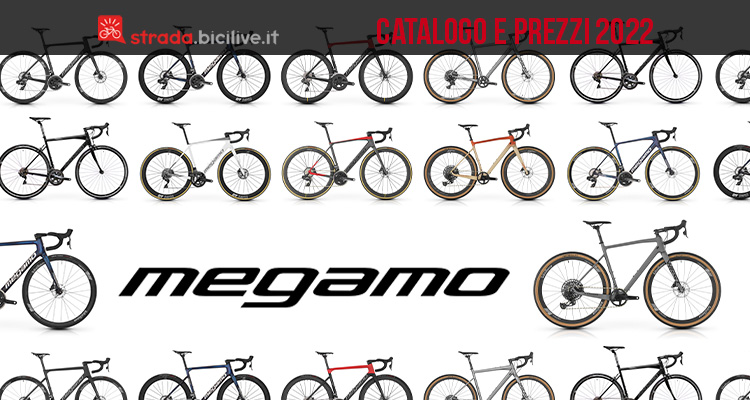 Megamo, catalogo e listino prezzi biciclette da strada e gravel 2022