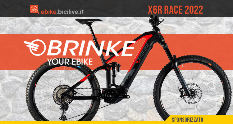 Brinke X6R Race, la e-MTB full per i trail più emozionanti