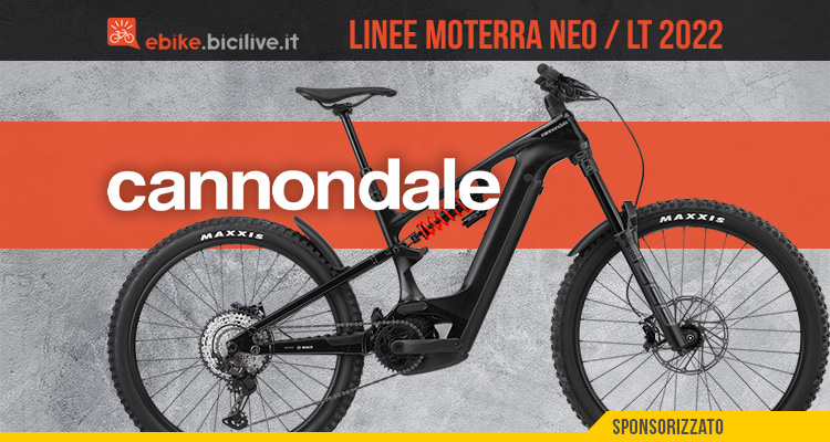 Le linee Cannondale Moterra Neo e Moterra Neo LT 2022: le eMTB per ogni terreno