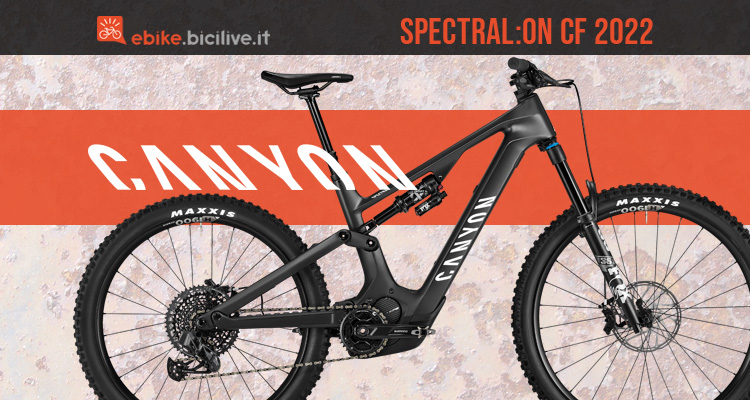 Canyon Spectral:ON CF e CFR 2022: più leggerezza e autonomia