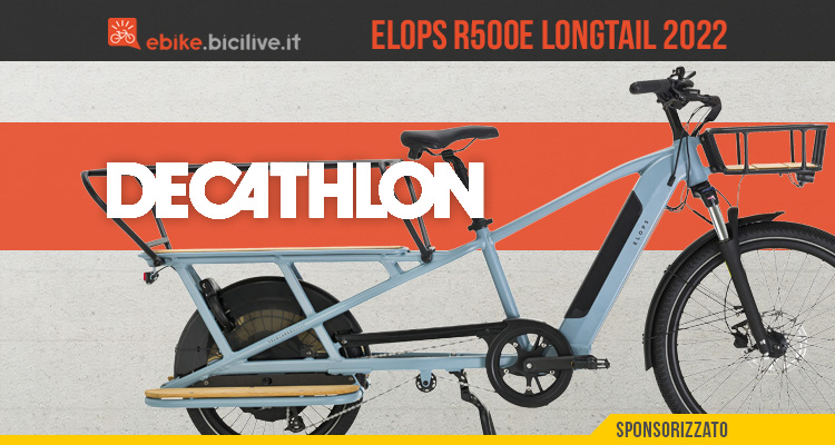 Elops R500E Longtail: ecco la nuova eCargo di Decathlon