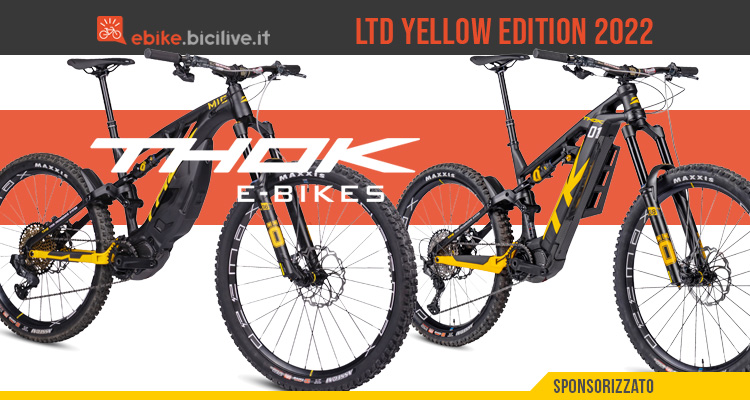 Le e-MTB dei desideri di Thok: MIG e TK01 Ltd Yellow Edition