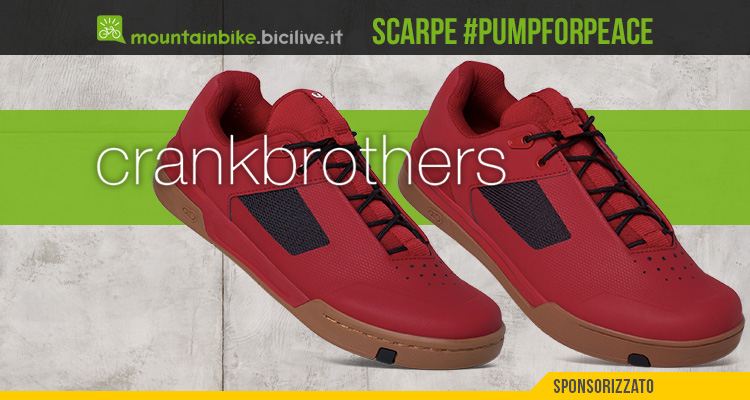 Crankbrothers x Pump for Peace, le scarpe in versione limitata per costruire pumptrack
