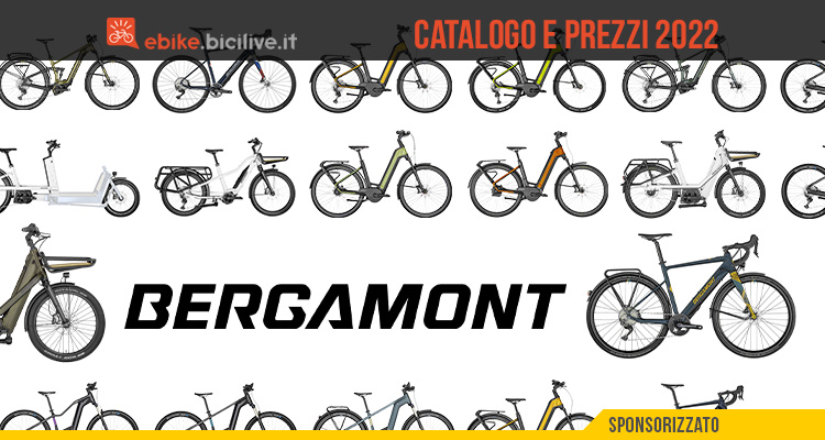 Il catalogo e il listino prezzi delle ebike Bergamont 2022