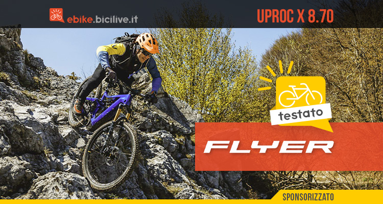 Lo short test della eMTB FLYER Uproc X 8.70 con motore Panasonic Ultimate Pro FIT