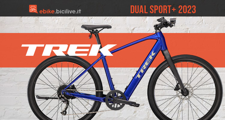 Trek Dual Sport+ 2023, l’e-bike leggera per pedalare ovunque