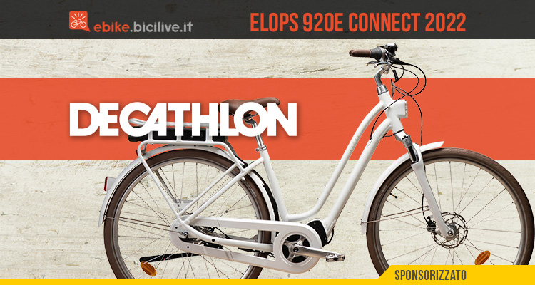 Decathlon Elops 920E Connect: una bici sempre connessa contro i furti in città