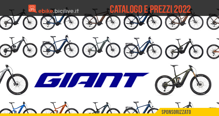 Le ebike Giant 2022: il catalogo e il listino prezzi