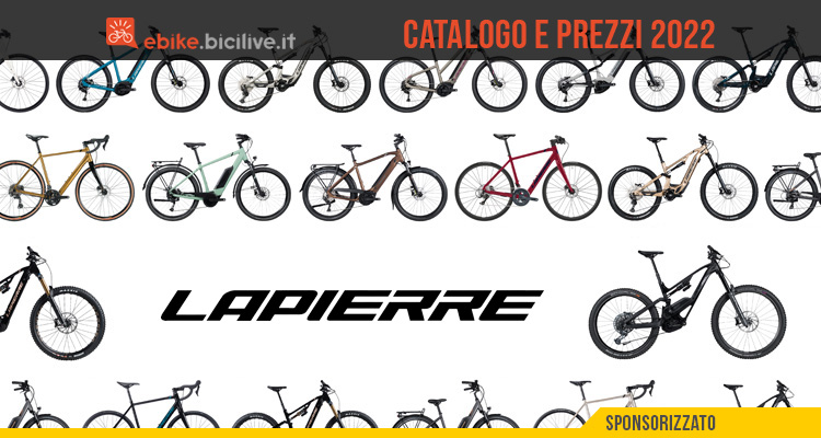 Tutte le bici elettriche 2022 Lapierre: il catalogo e il listino prezzi