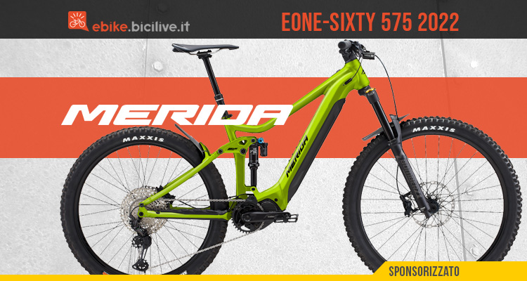 La mountain bike elettrica Merida eOne-Sixty 575