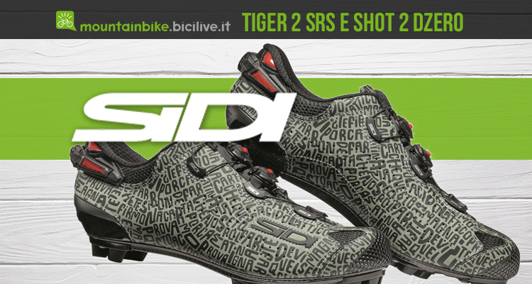 Sidi MTB Tiger 2 SRS DZero e Shot 2 DZero, nuove scarpe dal design unico
