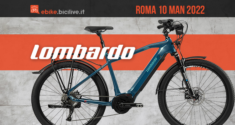 Lombardo Roma 10 Man 2022: l’ebike ibrida da trekking per le lunghe pedalate