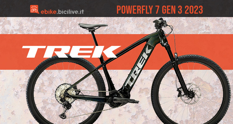 La nuova eMTB da trail Trek Powerfly 7 Gen 3 2023