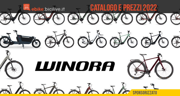 Tutte le ebike 2022 di Winora: il catalogo e il listino prezzi