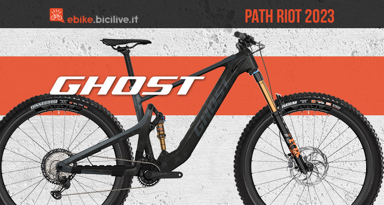 Linea ebike Ghost Path Riot 2023: tre eMTB leggere per la pratica dell’enduro