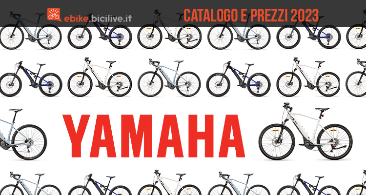 Le ebike Yamaha 2023: il catalogo e il listino prezzi