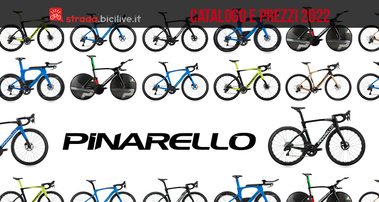 Le bici da strada e gravel 2022 di Pinarello: catalogo e listino prezzi