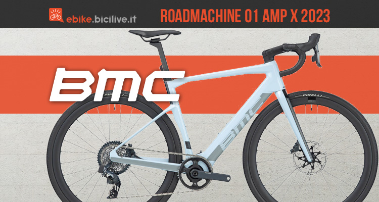 BMC Roadmachine 01 AMP X 2023: ebike ad alte prestazioni per strada e gravel