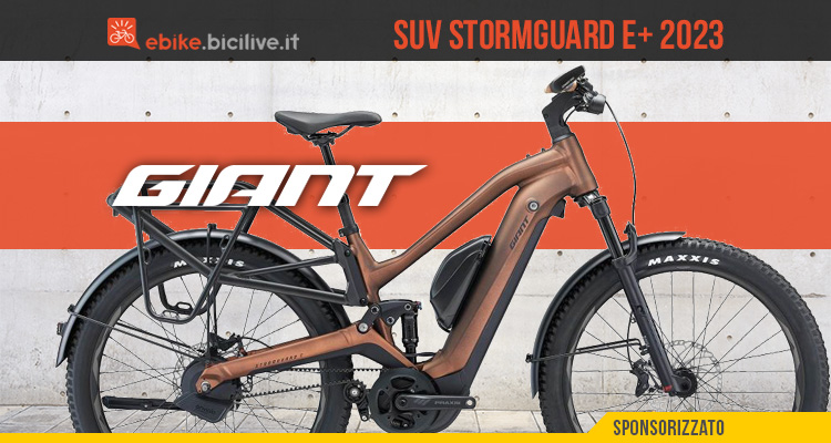 L’ebike SUV Giant Stormguard E+ con il nuovo motore SyncDrive Pro