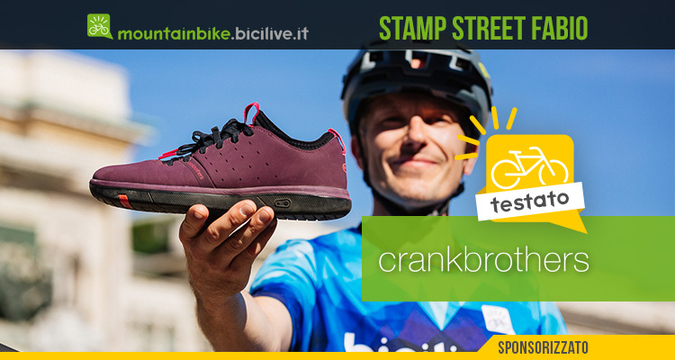 Il test delle scarpe MTB flat Crankbrothers Stamp Street Fabio Wibmer