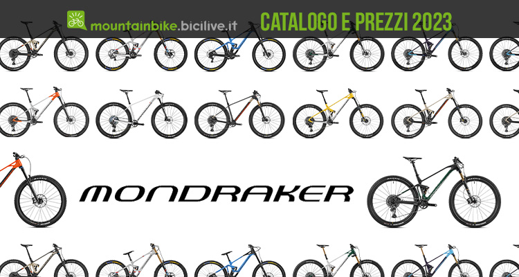 Le nuove MTB Mondraker 2023: il catalogo e il listino prezzi