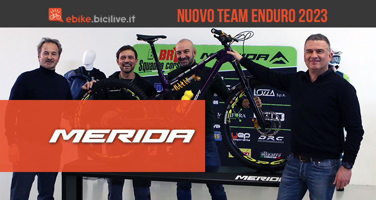 Merida e Bruno Zanchi con una nuova squadra corse enduro 2023