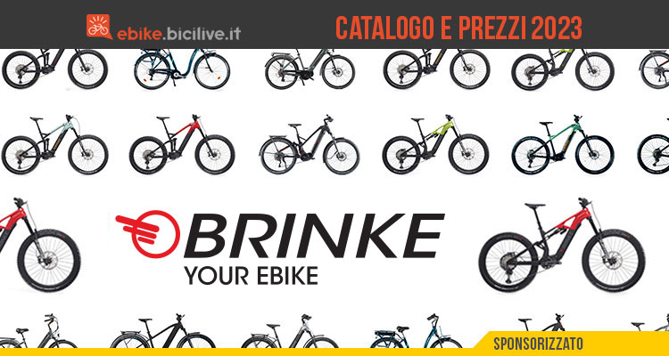 Catalogo ebike Brinke 2023: listino prezzi e dettagli