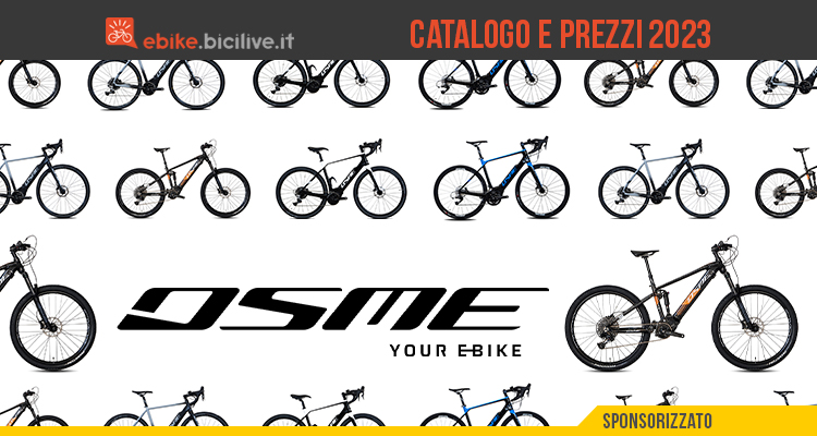 Catalogo ebike Osme 2023: 15 modelli per eMTB, eGravel ed eRoad