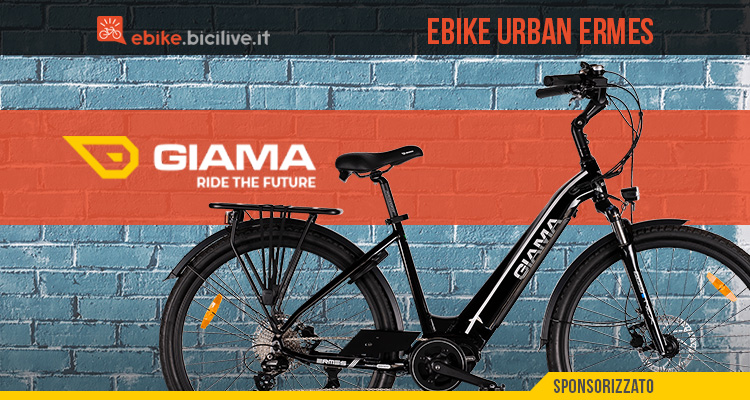 Giama Ermes, una city bike con motore Bafang M200