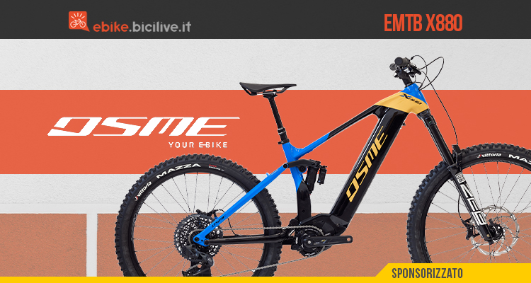 X880 2024, la nuova e-MTB enduro targata OSME