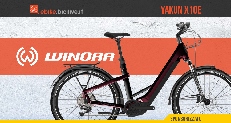 Winora Yakun X10E: trekking “SUV” tra le bici a pedalata assistita