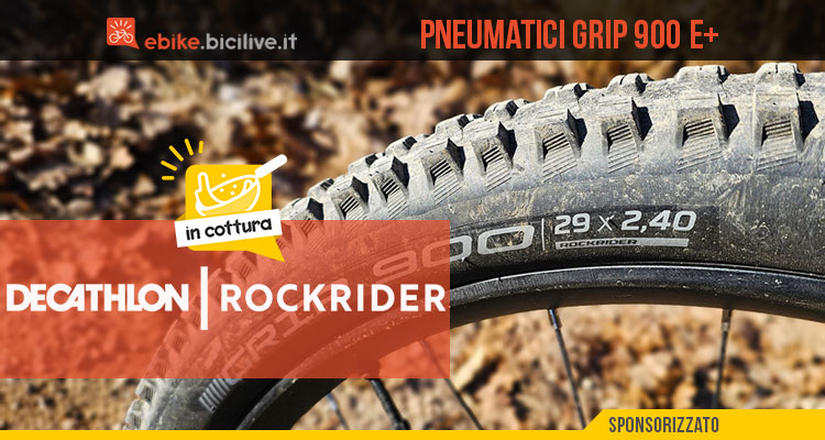 Da Decathlon, i pneumatici Rockrider GRIP 900 E+ per e-MTB: il test