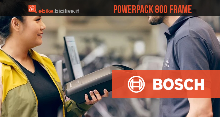 PowerPack 800 Frame, la nuova batteria Bosch per uscite ancora più lunghe