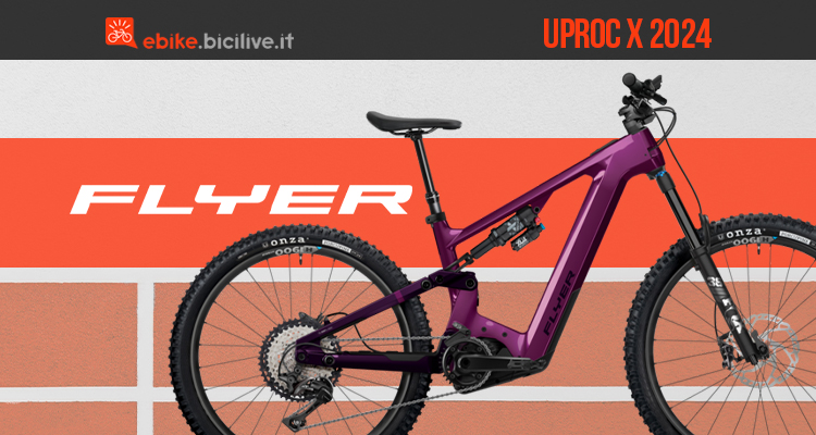 FLYER Uproc X 8.70 2024, stabilità e motore Bosch CX per brillare su ogni trail