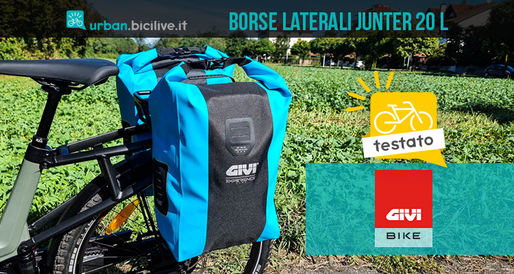 Test borse laterali GIVI-Bike JUNTER 20 litri: per viaggi e trekking