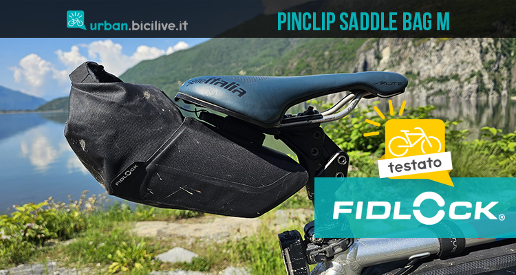 Test borsa sottosella Fidlock PINCLIP M: stabile e fissa, si toglie in un click
